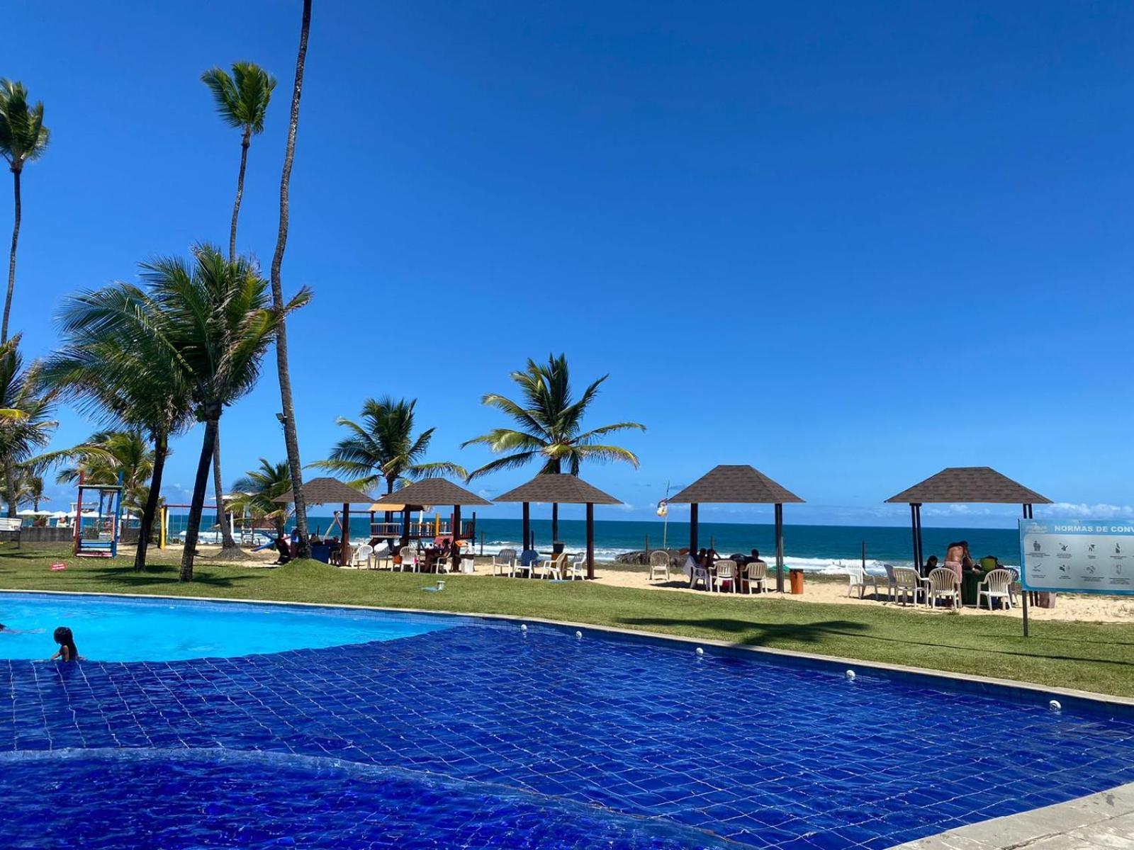 Ancorar Flat Resort Beira Mar De Porto De Galinhas Bagian luar foto